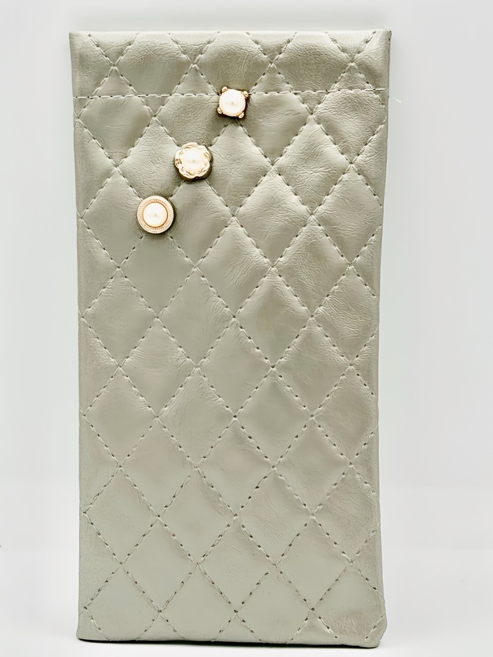 NWT EYEGLASS CASE W/PINS LISTING FOR SAGE GREEN 01 EBONY &PINK SEPARATE LISTINGS